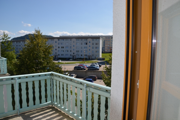 Ausblick vom Balkon